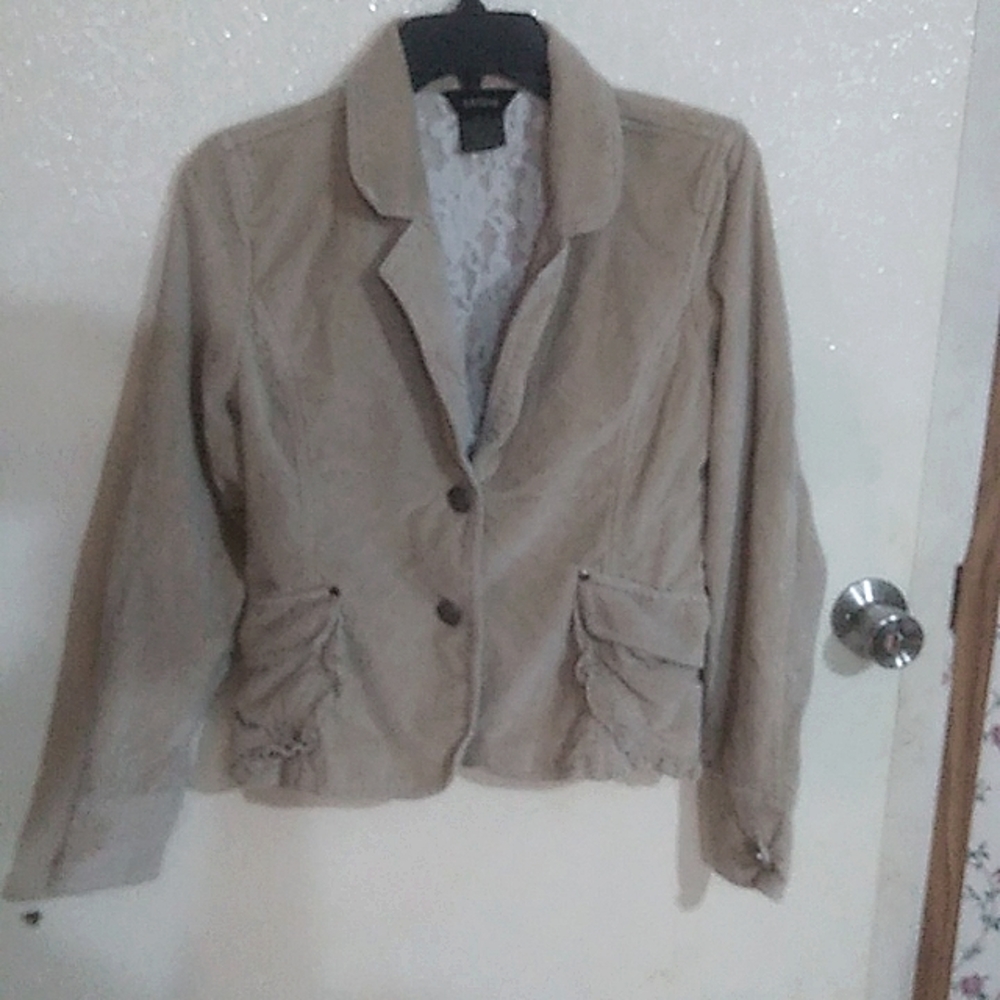 Eivissa Suede Business/Casual, small, Tan Blazer